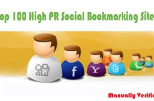 High PR Dofollow Social Bookmarking Sites List