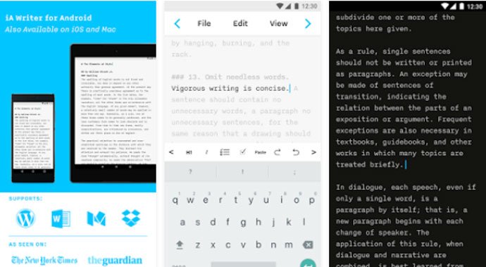 iA Writer - Must Have Android Apps for Writers