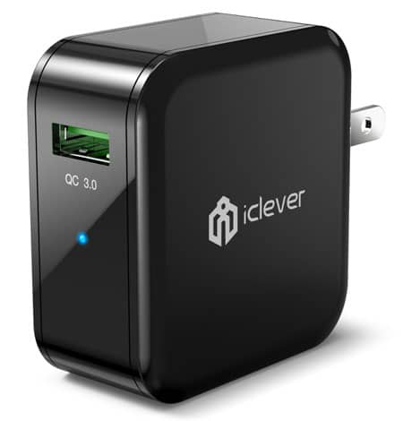iClever BoostCube+ Qualcomm Certified QC 3.0 USB Wall Charger