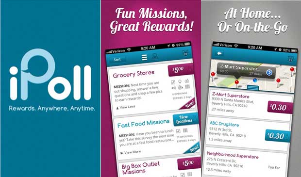 iPoll – Make money on surveys