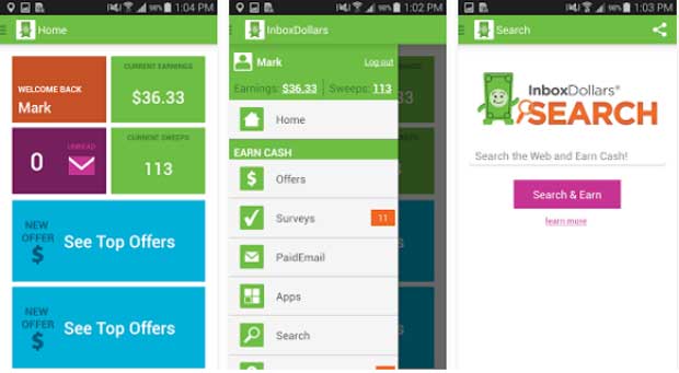 InboxDollars - Android Apps to Make Money