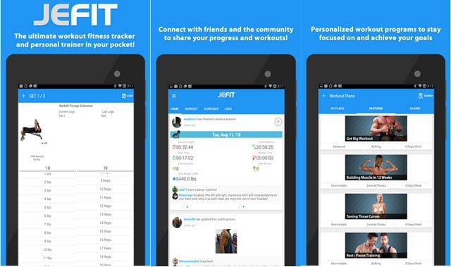 JEFIT- Best Weightlifting Apps for Android