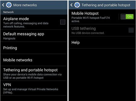 Turn Your Android Device as a Wi-Fi Hotspot