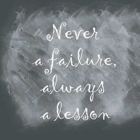 never a failure quote for friends