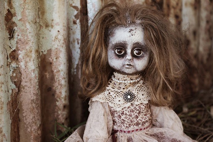 scary doll image