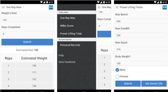 Weight Lifting Calculator